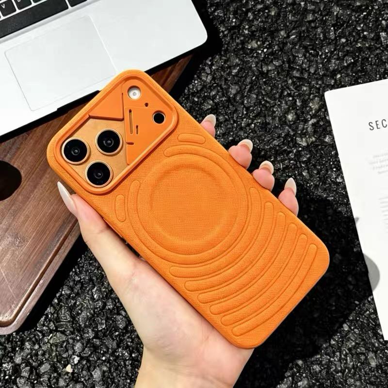 Ripple Leather Texture MagSafe for iPhone Case