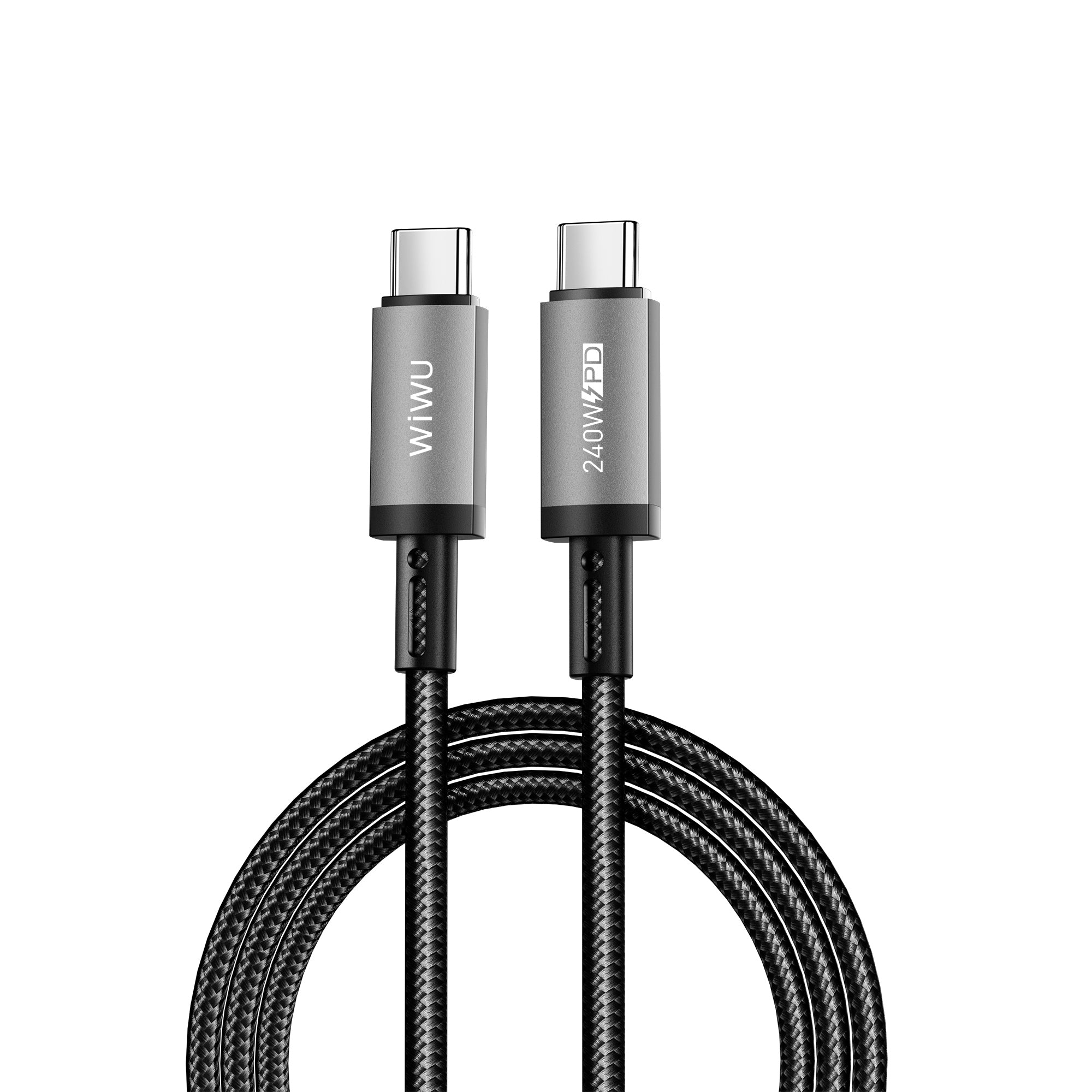 WiWU 1.5m 240W USB C to USB C TITAN LINK Series Fast Charging Cable for laptop computer Wi-C058