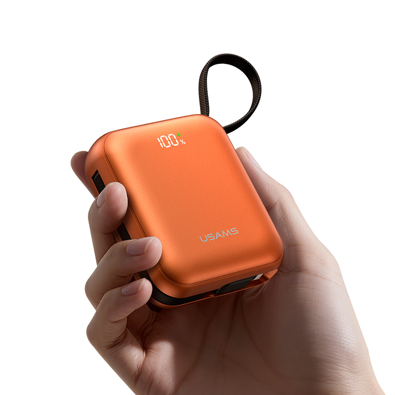 CD258  PB86 20W Digital Display Dual-cable Power Bank 10000mAh